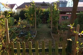 Transformation du jardin mÃ©diÃ©val en jardin du curÃ© en 2015